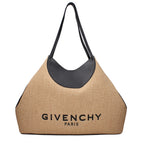 Givenchy Beige Raffia Shoulder Bag