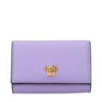 Versace Purple Leather Wallet