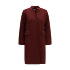 Ella Bordeaux Wool Oves Aries Coat