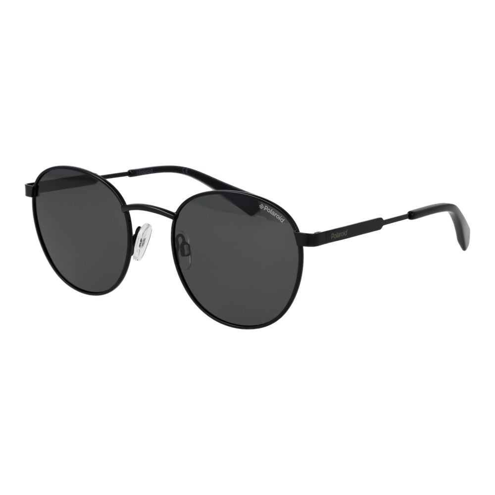 Polaroid Black Stainless Steel Sunglasses