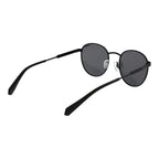 Polaroid Black Stainless Steel Sunglasses
