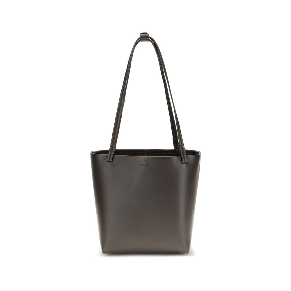 The Row Brown Calf Leather Bos Taurus Shoulder Bag