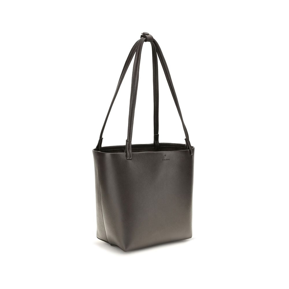 The Row Brown Calf Leather Bos Taurus Shoulder Bag