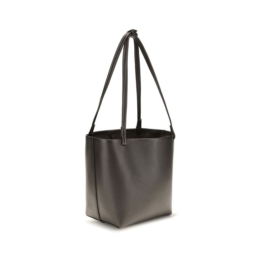 The Row Brown Calf Leather Bos Taurus Shoulder Bag