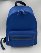 Gucci GUCCI GG Leather Blue Backpack