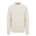Malo White Cotton Men's Sweater