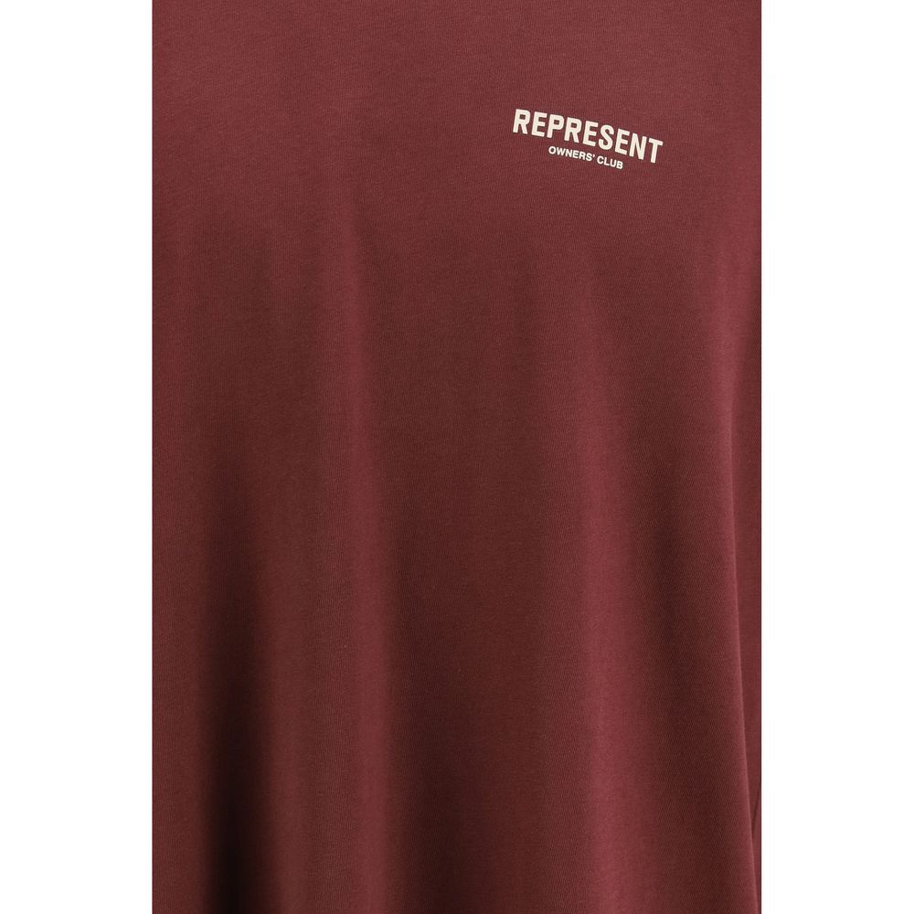 Represent Bordeaux Cotton T-Shirt