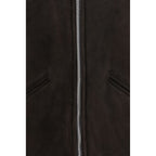 Valstar Brown Lamb Ovis Aries Leather Jacket
