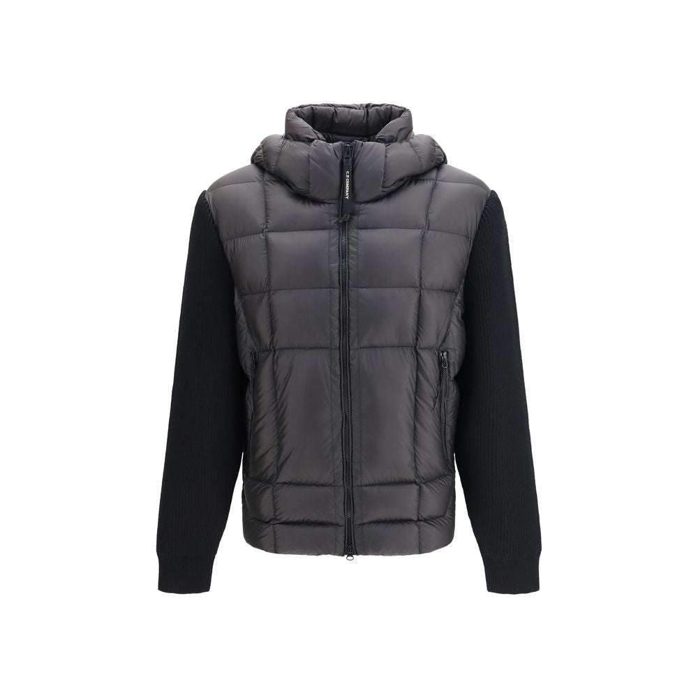 C.P. Company Black Wool Oves Aries Shell Jacket