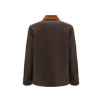 Valentino Garavani Brown Wool Oves Aries Full-Length Jacket