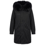Mr&Mrs Italy Black Cotton Women Jacket
