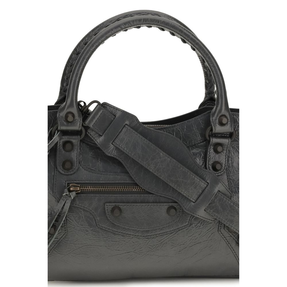 Balenciaga Gray Lamb Ovis Aries Shoulder Bag