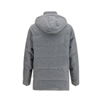 Brunello Cucinelli Gray Wool Oves Aries Full-Length Jacket