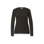 Street One Brown Cotton Long Sleeve T-Shirt