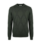 Roberto Pepe Luxury Green Wool Men's Sweater