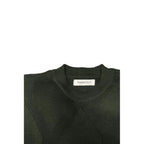 Roberto Pepe Luxury Green Wool Men's Sweater