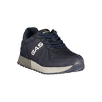 Gas Blue Polyurethane Men's Sneaker