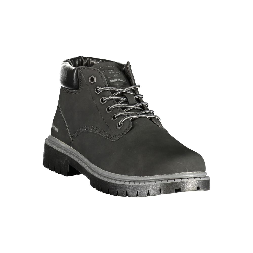 Gas Black Polyurethane Men's Boot