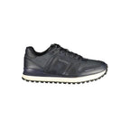 Gas Blue Polyurethane Men's Sneaker