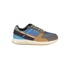 Gas Blue Polyurethane Men's Sneaker