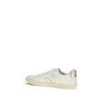 Veja White Calf Leather Bos Taurus Low Top Sneakers