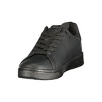 Gas Black Polyurethane Men's Sneaker