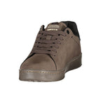 Gas Brown Polyurethane Mens Sneaker
