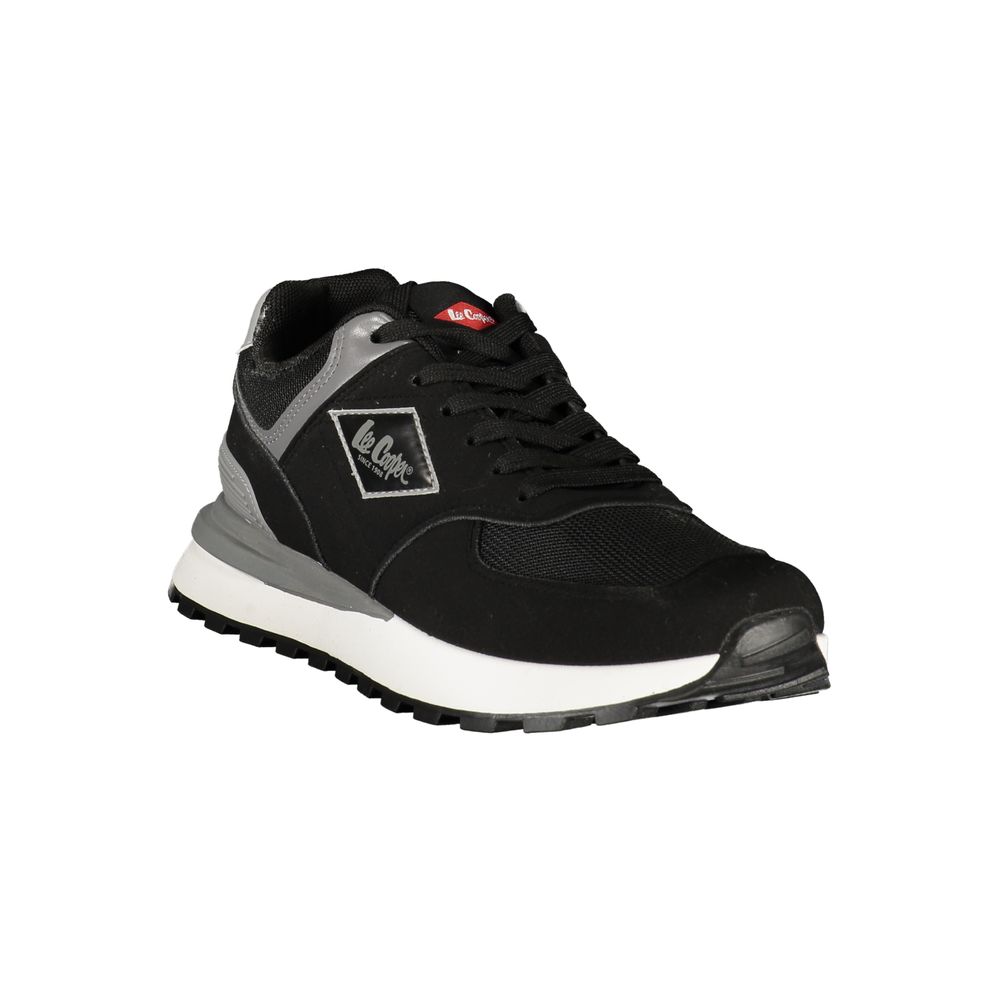 LEE COOPER Black Polyurethane Mens Sneaker