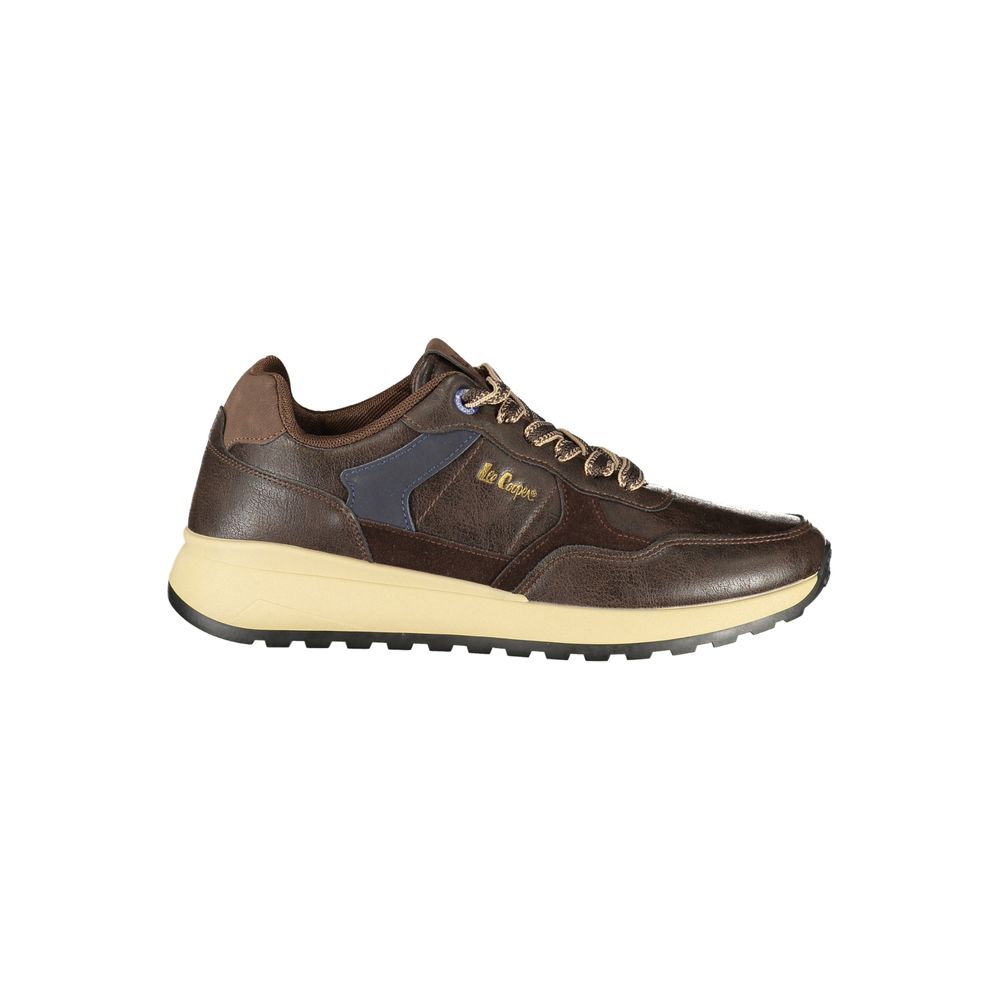 LEE COOPER Brown Polyurethane Men's Sneaker