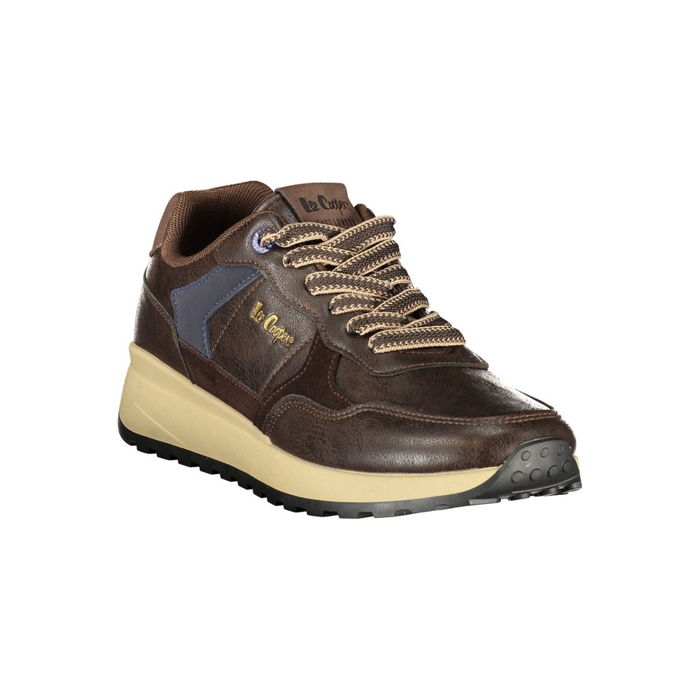 LEE COOPER Brown Polyurethane Men's Sneaker