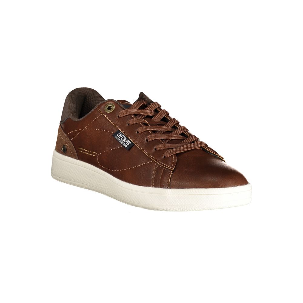 LEE COOPER Brown Polyurethane Men's Sneaker