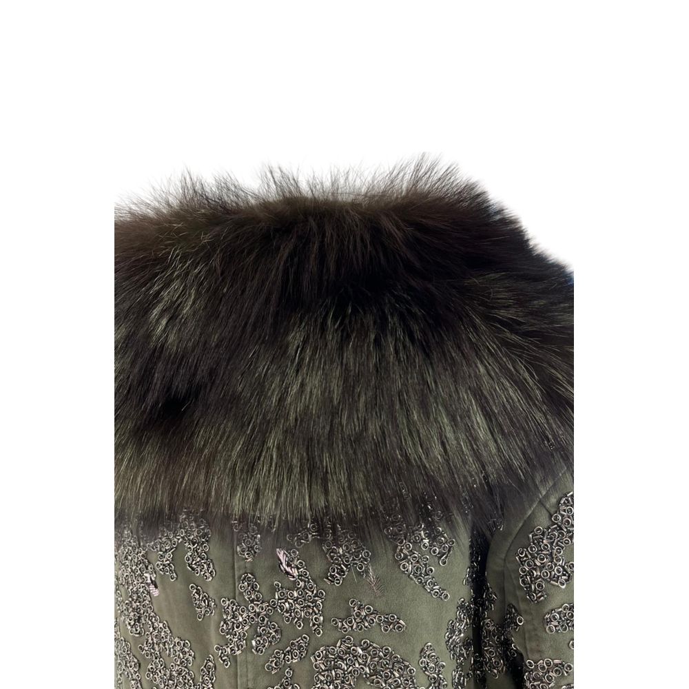 Mr&Mrs Italy Green Cotton Women Jacket
