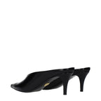 Stella McCartney Black Leather High Heel Pumps