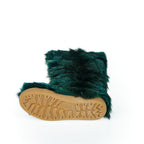 Mr&Mrs Italy Teal Fur Women's Shoe