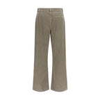 The Row Gray Cotton Casual Pants