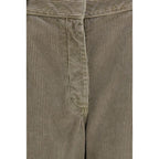 The Row Gray Cotton Casual Pants