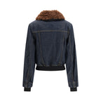 Ganni Blue Cotton Denim Jacket