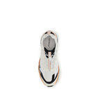 Off-White Multicolor Polyester Athletic Sneakers