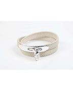 Tod's White Metal Keychain