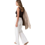 Guess White Cotton Casual Pants
