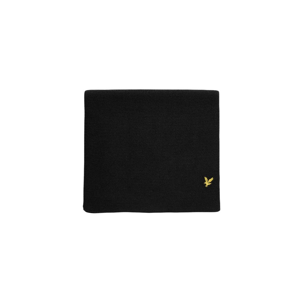 Lyle & Scott Black Viscose Scarf