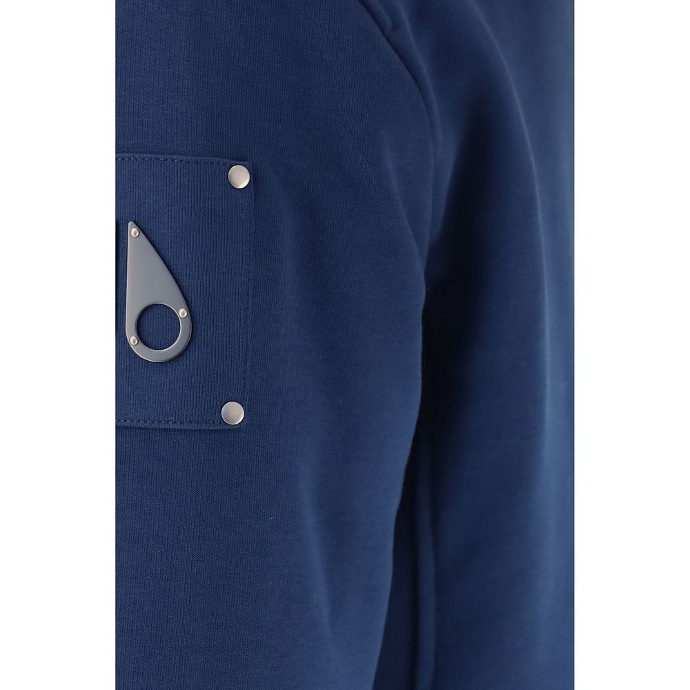 Moose Knuckles Blue Polyester Sweatshirt
