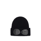 C.P. Company Black Wool Oves Aries Beanie