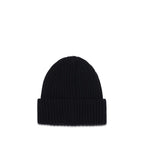C.P. Company Black Wool Oves Aries Beanie