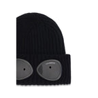 C.P. Company Black Wool Oves Aries Beanie