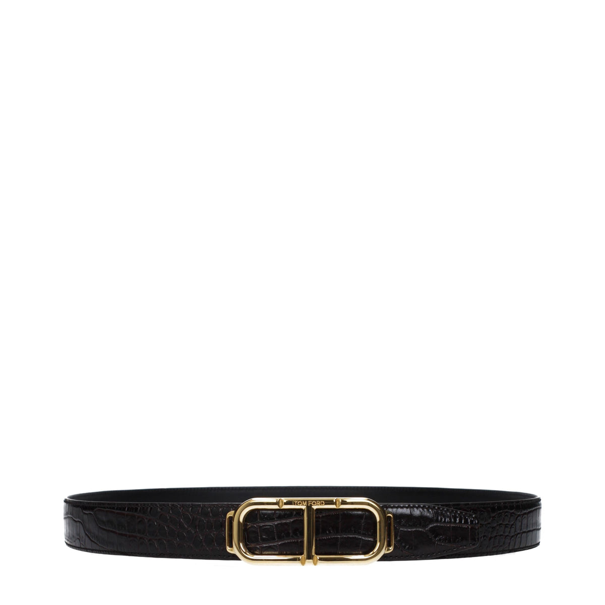 Tom Ford Brown Leather Regular Belt