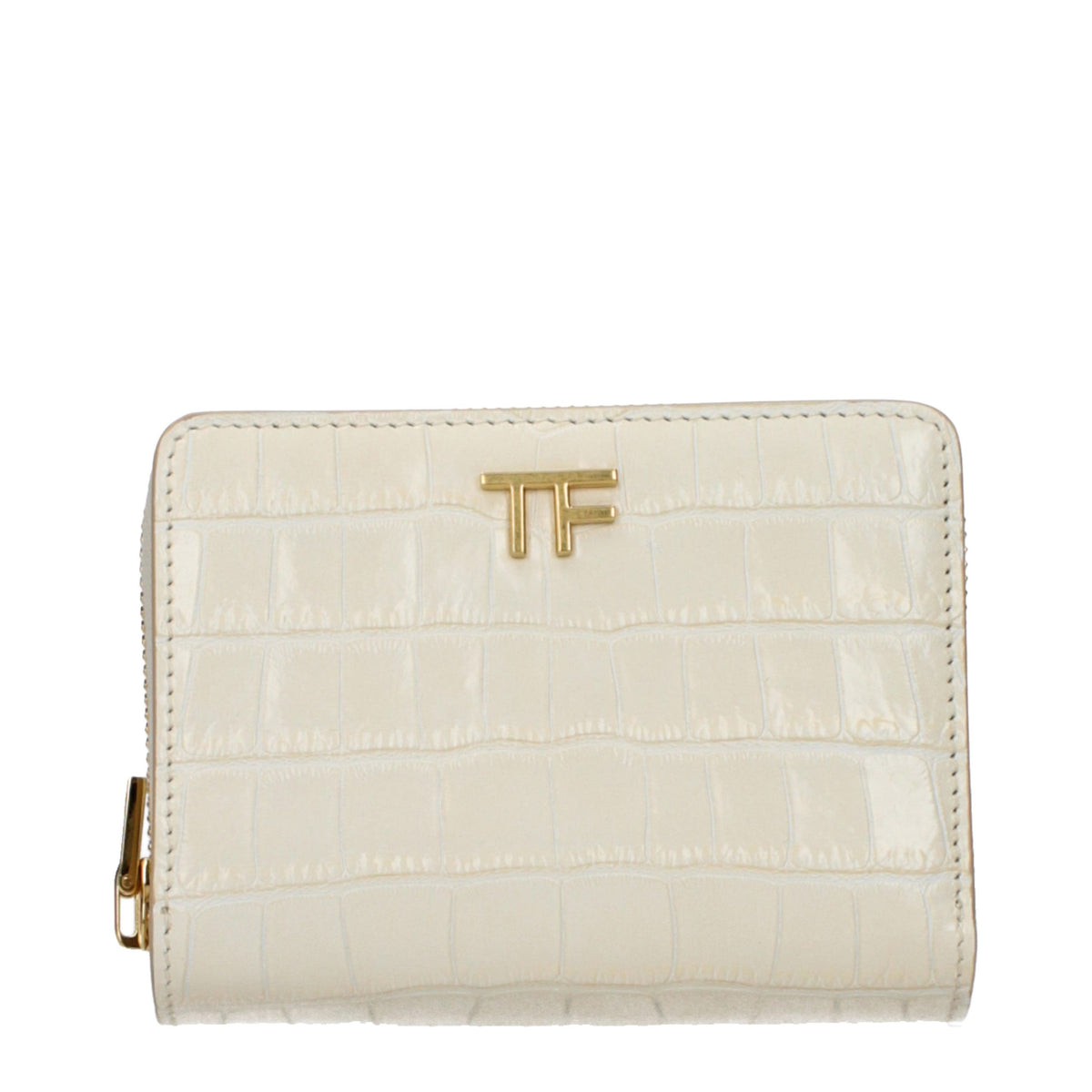 Tom Ford Beige Leather Wallet