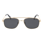 Polaroid Gold Metal Sunglasses
