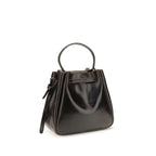 Tory Burch Brown Calf Leather Bos Taurus Backet Bag