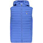 Accademia Militare Blue Polyester Sleeveless Jacket